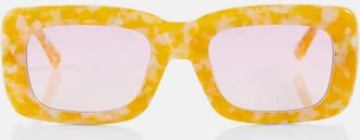 The Attico x Linda Farrow Marfa rectangular sunglasses