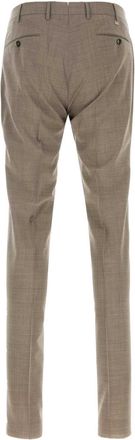 Pantaloni Torino Mens Stretch Wool Trousers Beige Virgin Elastane