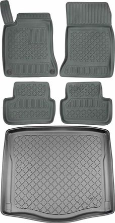 OEM Juego De Alfombrillas Para Coche Y Maletero Para Mercedes Cla C117 Sed&aacute;n (marzo De 2013 A Marzo De 2019)