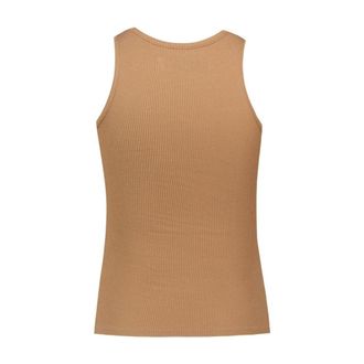 Vivienne Westwood Logo-Embroidered Viscose Tank Top - Brown