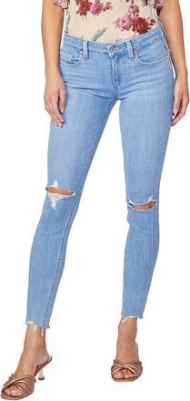 Paige Verdugo Ratatouille W/ Gusto Hem Mid Rise Ultra Skinny Ankle Jean