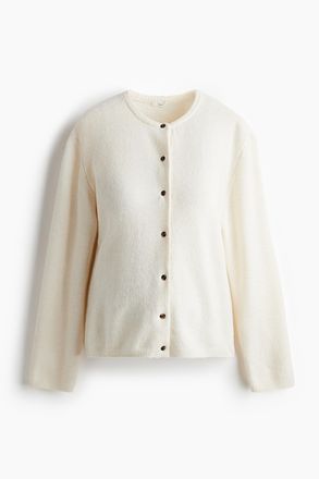 H&M MAMA Cardigan aus Feinstrick - Cremefarben