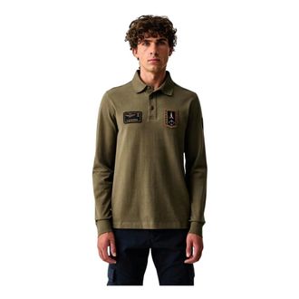 Aeronautica Longsleeve Shirt - Heren - Tops - Groen - Maat: 2XL Katoen