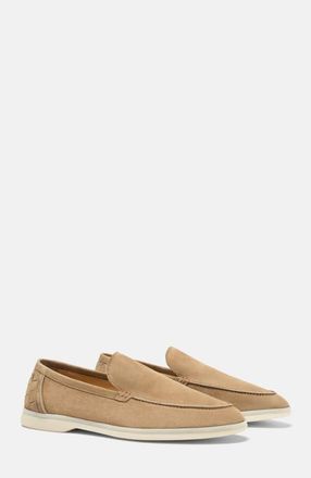 Scarosso Ludovico Woven Loafers in Desert Sand - Suede at Nordstrom, Size 42.5