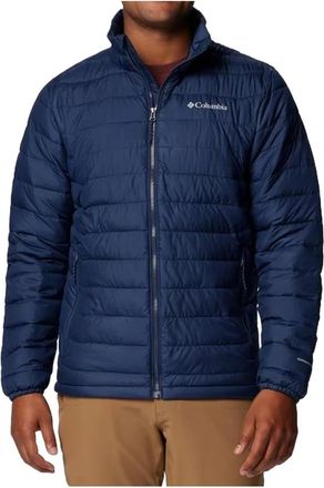 Columbia Powder Lite II Jacket - Heren - Winterjassen - Blauw - M - Leer - Jassen