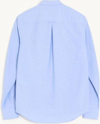 Valentino Camicia Valentino in cotone con ricamo VLogo Uomo CELESTE 37