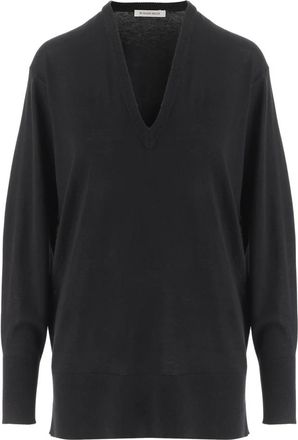 By Malene Birger V-hals Trui - Dames - V-hals truien - Zwart - S - Wol - Truien & Vesten