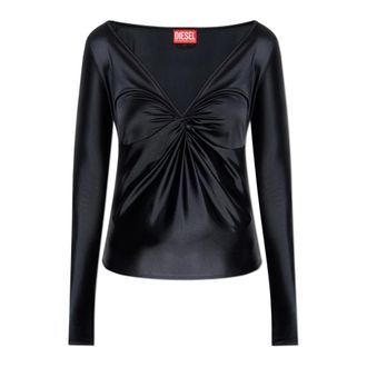 Diesel Mujer, Camisetas, Negro, Talla: M