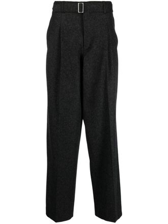 Études Studio Cooper flannel track pants - Grey