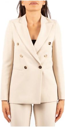 LuckyLu Mujer, Chaquetas, Beige, Talla: S