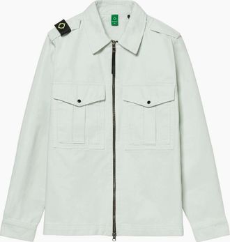 Mastrum Mens Ma.Strum Isotope Overshirt Jacket Frost - Blue - Size: 42/Regular