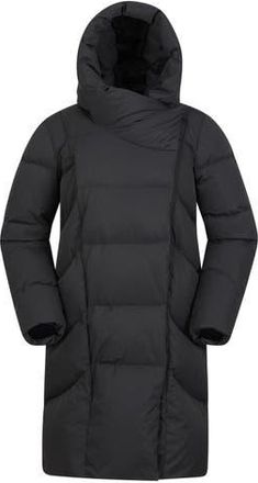 Mountain Warehouse Cosy Extreme II Wrap Down Jacket in Black at Nordstrom, Size 14