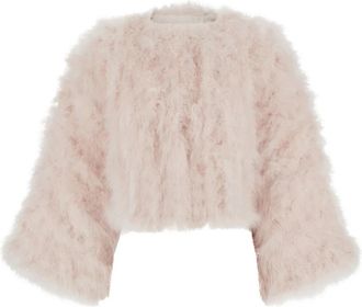 Yves Salomon Faux Fur & Shearling Jassen - Dames - Jassen - Roze - XS - Jassen