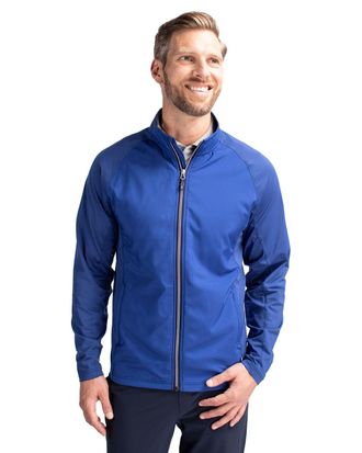 Cutter & Buck Adapt Eco Knit Hybrid Recycled Mens Full Zip Jacket