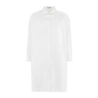 Jil Sander Dames, Jurken, Wit, Maat: XS