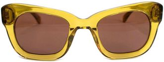 Sun Buddies Yellow Ethan Cat Eye Sunglasses