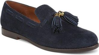 Franco Sarto Hartlie Tassel Loafer in Blue Leather at Nordstrom, Size 5.5