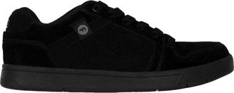 Fabric Ollie leren platte skateschoenen voor heren (Zwart)