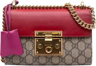 Gucci Pre-owned Cross Body Bags, female, Multicolor, Size: ONE SIZE Pre-owned Fabric Crossbody Bag