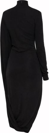 Stella McCartney Asymmetrical Viscose Dress - Black