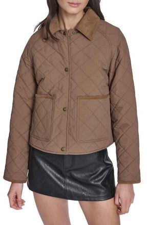Levi's Quilted Barn Jacket in Bison at Nordstrom, Size X-Small