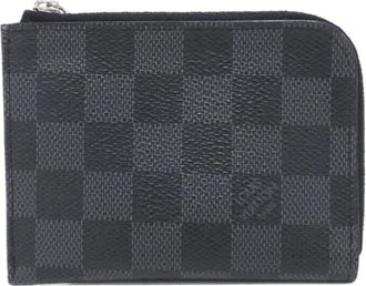 Louis Vuitton Gray Coated Canvas Coin Purse/Coin Case (Pre-Owned)