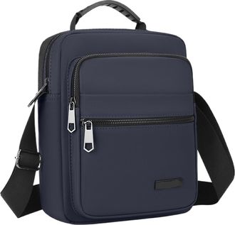 Generic Compatible For Mens Versatile Male Oxford Crossbody Bags(Deep blue)