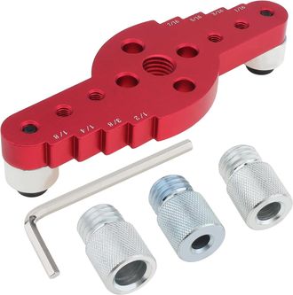 OEM Juego De Plantillas De Perforaci&oacute;n Autocentrantes, 2 En 1 Para Carpinter&iacute;a, Plantilla Para Espigas Con Gu&iacute;a, L&iacute;nea De Centrado Autom&aacute;tica, Plantilla D