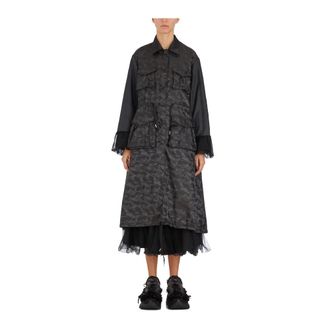 Comme Des Garçons Mujer, Abrigos, Negro, Talla: M