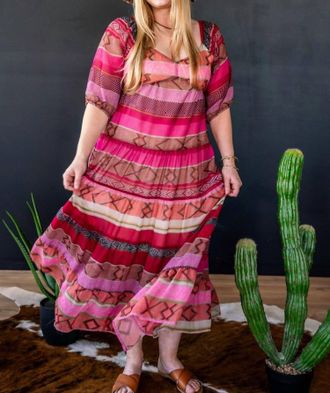 Tasha Polizzi Rosen Dress In Multicolor