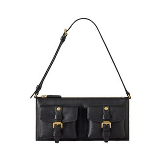 Mulberry Shoulder Bags, female, Black, Size: ONE SIZE Mini Roxanne Shoulder Bag