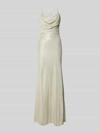 Unique Slim Fit Abendkleid in Glitzer-Optik in Hellgruen, Gr&ouml;&szlig;e 32
