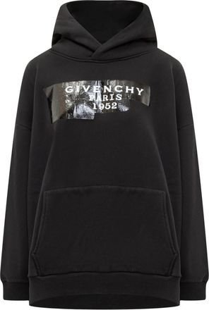 Givenchy Black Logo Hood Sweatshirt