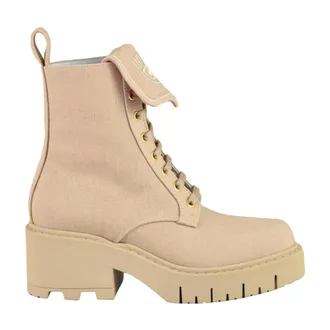 Chiara Ferragni Schoenen, Dames, Beige, 39 EU, Katoen, Stijlvolle katoenen schoenen
