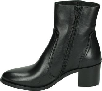 Donna Carolina 56.005.001 Zeros - Dames - Laarzen met Hak - Zwart - 39 EU - Leer - Schoenen