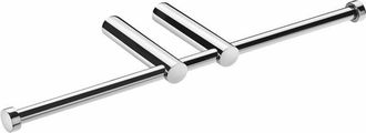 Cosmic 2260257 Logic Portarrollos Doble Sin Tapa (28x8cm) Inox Brillo - Ref: Wjc226a0057002 - Cosmic