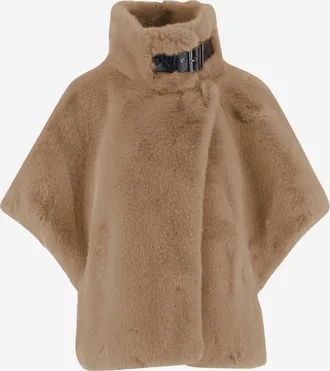 Pinko Pinko Aspen stoffen cape met bonteffect