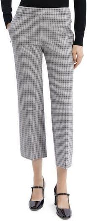 Theory Houndstooth Crop Pants in Cinder Multi at Nordstrom Rack, Size 12