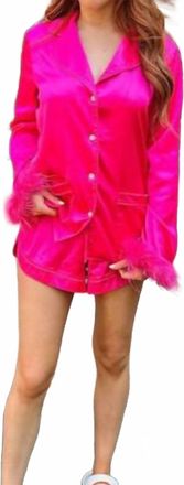 BuddyLove Feather Prescott Pj Set In Pink