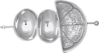 Mariposa Cocktail Garnish Serving Tray in Silver at Nordstrom