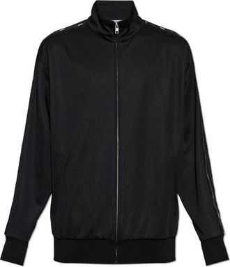 Moschino Sweatshirt met opstaande kraag - Heren - Vesten met rits - Zwart - S - Katoen - Hoodies & sweatvesten