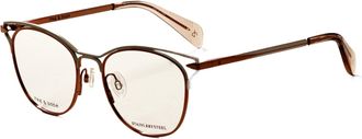 Rag & Bone Rag & Bone Womens 51 mm Gold Opticals
