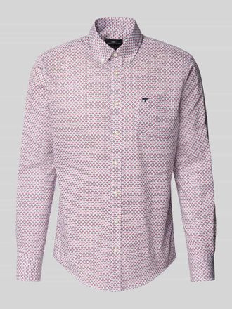 Fynch-Hatton Fynch-Hatton Regular Fit Freizeithemd mit Button-Down-Kragen in Rot, Gr&ouml;&szlig;e S