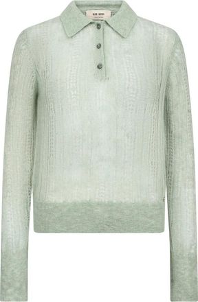 Mos Mosh Gebreide kleding - Dames - Polos - Groen - M - Tops