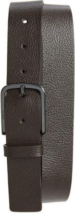 BOSS Leather Belt in Dark Brown at Nordstrom Rack, Size 30