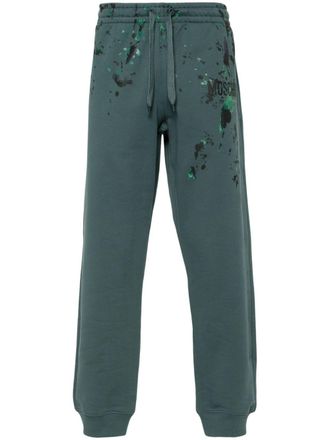 Moschino Trainingsbroek met logoprint - Groen