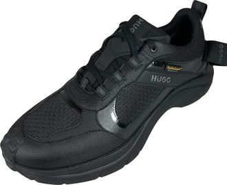 HUGO BOSS GO2 Sneakers - Heren - Sneakers - Zwart - 45 EU - Leer - Schoenen