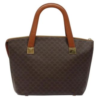 Celine Tweedehands leren handtassen - Dames - Pre-owned - Bruin - Maat: ONE Size Leer