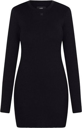 Amiri long-sleeve mini dress - Black