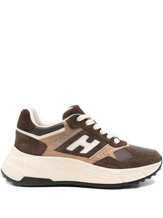 Hogan Hyperlight leather sneakers - Brown